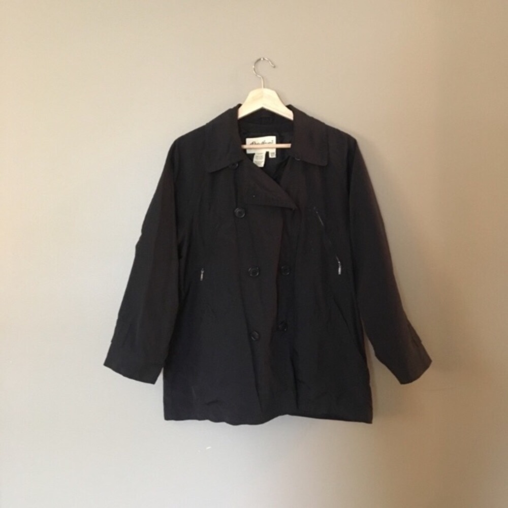 Eddie Bauer Pea Coat Rain Jacket